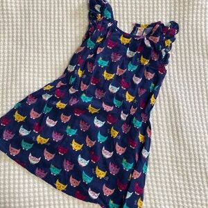 Size 5 Cherokee brand Rayon cat dress.